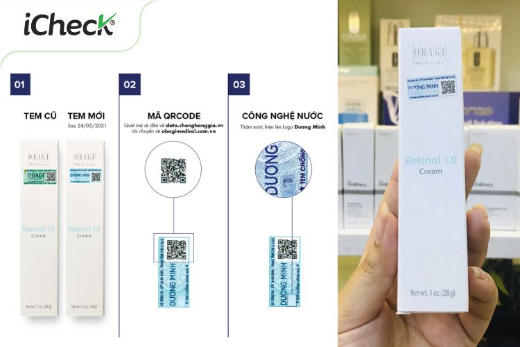 Cách kiểm tra tem chống hàng giả của Obagi 3 tem chong hang gia cua obagi 6