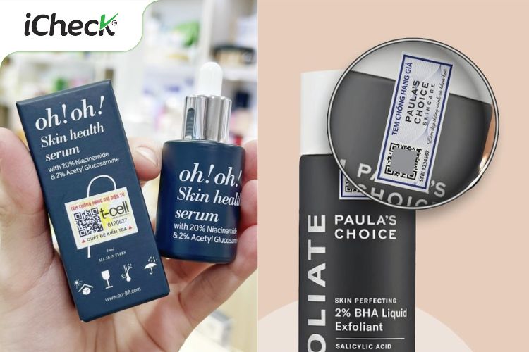 Tổng hợp các loại tem chống hàng giả mỹ phẩm phổ biến 3 tem chong hang gia my pham 1